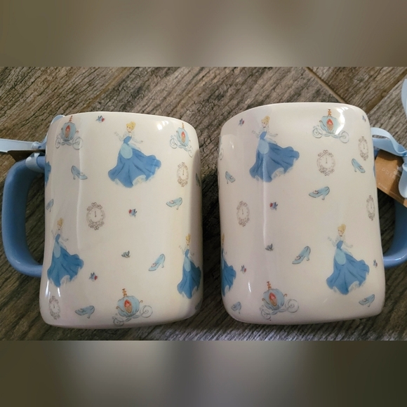 2 ~ Disney Princess CINDERELLA Allover Print Coffee Tea Mug Cup Set Rae Dunn - Picture 7 of 7